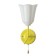 Sconces "online" (color.) 1x15W E27 Model: BR 02087 Yellow 10.5x15x27cm