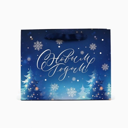 Laminated horizontal package “Happy New Year”, MS 18 x 23 x 10 cm, New Year-2