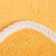 Towel of the share "carrots" yellow color, 30x30 cm, 100% PE, microfiber