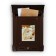 Mailbox, plastic, “decor”, with a lock, brown