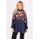 Female blouse, size 46, blue color