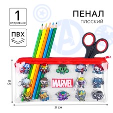 Penal soft, 1 compartment, 95x205 mm, PVC, Avengers