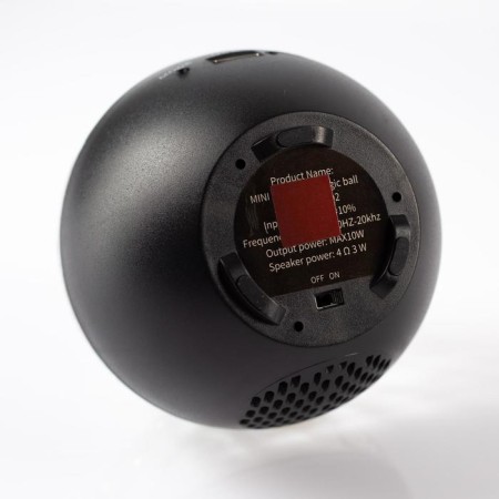 Light device "Sphere" 12 cm, speaker, remote control, glow RGB, 5 V-9