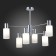 Ceiling EVOLUCE lamp. Sle1139-102-06. Gessi. 6x60 watts, E14, 68x68x48 cm, chromium color