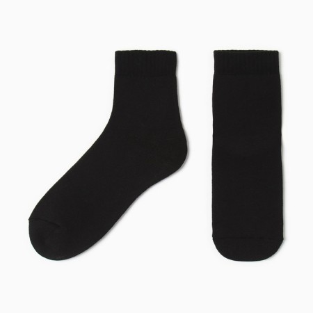 Women's terry socks minku, black color, rr 36-39 (23-25 ​​cm)