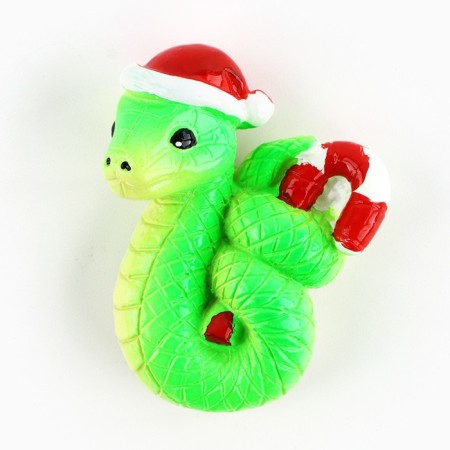New Year's magnet "Snake" for the New Year, 4.2 x 5.5 cm-1