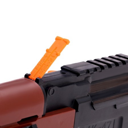 AK-47 toy automatic, shoots with suction cups-6