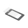 Baiga vertical, external 101x67 mm, internal 85x54 mm, software, gray
