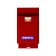 Mail box without a lock (with a loop), vertical, "mail", burgundy