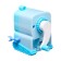 Mechanical sharpener with container, blue robot