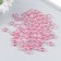 Beads for creativity Plastic "Soap bubble Pink" set of 20 g 0.8x0.8x0.8 cm