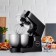 Mixer KitFort KT-3436-1, Planetary, 1400 W, 5.5 l, 11 speeds, black