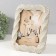 Photo frame Polystone 13x18 cm "Necklace" Light gold 17.7x1.8x23 cm
