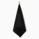 Ethel towel, col. Black, 40x70 cm, 60% linen, 40% HL, 245 g/m2