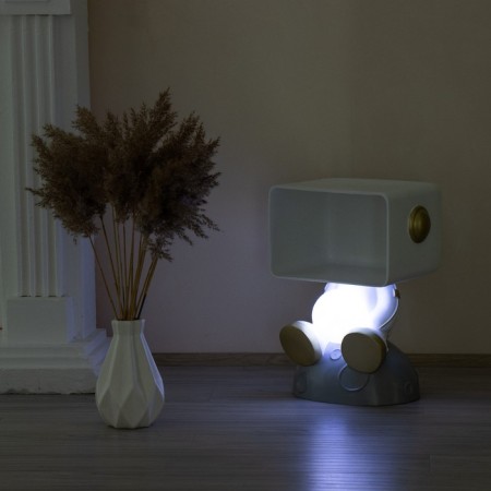 Luminaire-Column "Space" LED USB gray 35x25x47cm Risalux-26