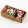 Icon in the box "New Year's Corgi", 5 x 4 cm