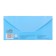 The envelope for the money "Congratulations with all my heart!" kitten, blue background, 8 x 17 cm
