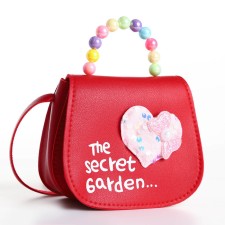 Baby bag on a magnet, red color