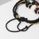 Hippi leather Bracelet Indian elephant, color, d = 6 cm