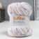 Yarn 60% acrylic, 30% cashmere, 10% silk "spring" 50 g 80 m color 03a white