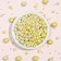 Sprinking confectionery "pearls", yellow, silver, 50 g