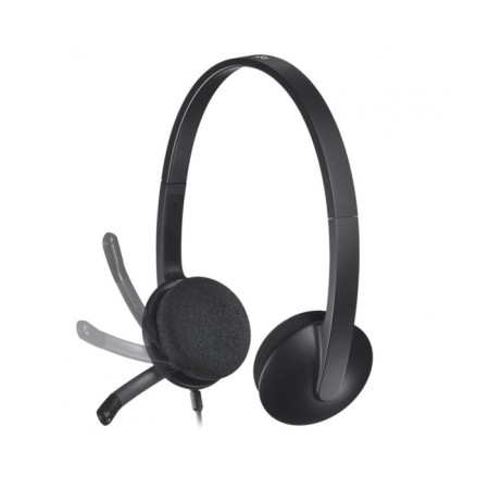Logitech H340 headphones, computer, microphone, 115 dB, 20 Ohms, USB, 1.8 m, black-2
