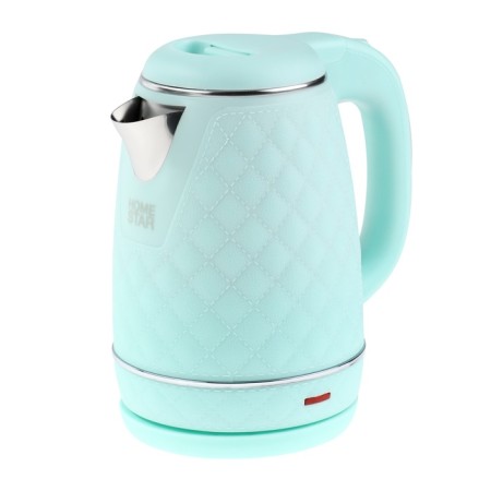 Electric kettle Homestar HS-1007, plastic, Metal flask, 1.7 l, 1500 watts, green