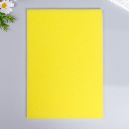 Foamine for creativity "yellow" thickness 1 cm 21x30 cm-2