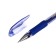 Gel pen Crown Hjr-500rnb, blue ink, node 0.7 mm, rubber emphasis