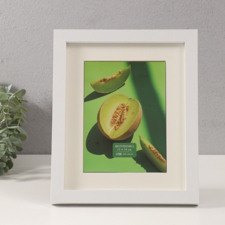 Photo frame MDF in 1 photo 13x18 cm with Pass "Finn" White 2x23x28 cm