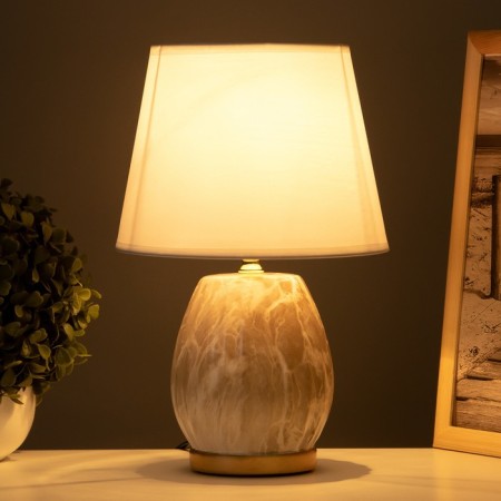 Table lamp "Valeria" 1x40W E14 brown 20x20x31cm-1