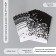Scrapbooking paper "Triangles in details" density 180 grams set 10 pcs 15.5x17 cm