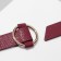 Bracelet Skin "Pompeii" capture, red color in gold, 24 cm