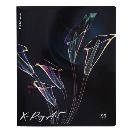 A notebook of 96 sheets in the Erichkrause "X-Ray Art", holographic lamination, an offset block 100%, mix-8