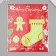 Stick phosphorus plastic "Christmas sock and gingerbread" set 3 pcs 28.5x23.5 cm