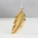 Wind music metal, plastic "Golden leaves and butterflies" 7 bells 62x24x2.7 cm