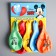 Airy ball "Happy holiday!", 12 inch, latex, 5 pieces, Mickey Mouse