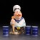 Set of porcelain sample "sailor", with 3 glasses
