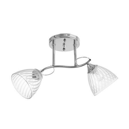 Causte "Nora" 2x60W E27 chrome 50x22x26cm