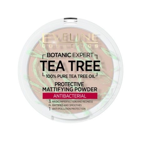 Eveline Botanic Expert Facial Powder, matting, 3B1, tone 002 ivory, 9 g