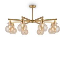 Caustra Freya Fr5183PL-08G Circle, 800x800x395 mm, E14, 8x60W, color gold