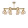 Caustra Freya Fr5183PL-08G Circle, 800x800x395 mm, E14, 8x60W, color gold