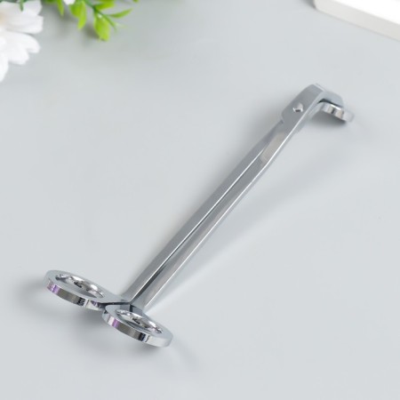 Scissors for candles stainless steel silver 6x17 cm-2