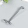 Scissors for candles stainless steel silver 6x17 cm