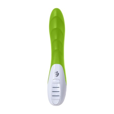 Mystim Sassy Simon vibrator, green color, 27 cm-3