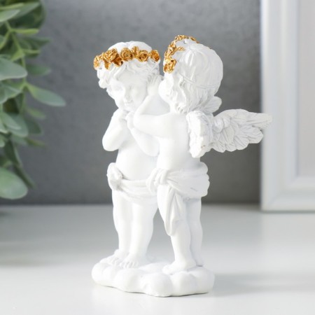 Polystone souvenir "Snowel Angels - Secret" 9x5.5x11 cm-3