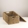 Basket with a lid, 32x22x15 cm, algae