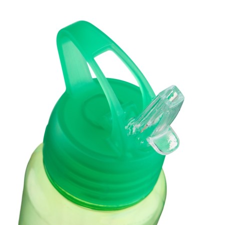 Sports water bottle, 650 ml, Baraolet, with a drinker, 24 x 7 cm, green-2
