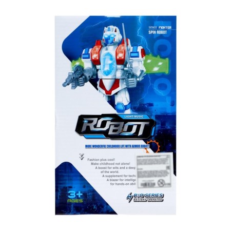 Airbot robot, light and sound effects, works on batteries-4