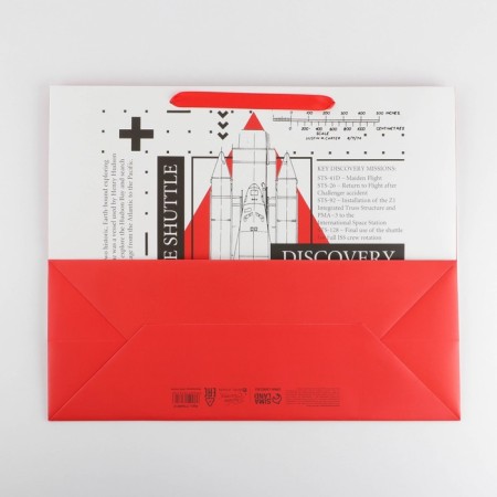 Package Gift Laminated Horizontal, Packaging, "Study", XL 49 x 40 x 19 cm-4